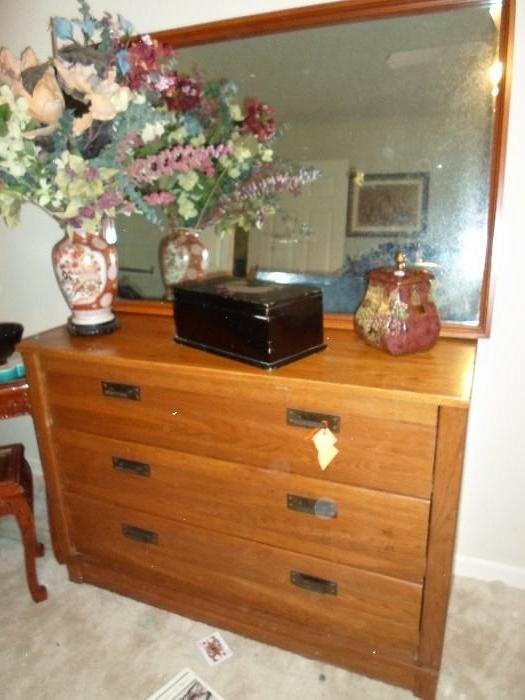 oak chest, mirror will be priced separately