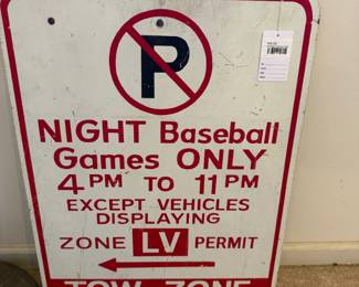 Vintage Parking Sign