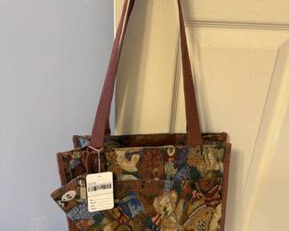 Teddy Bear Tapestry Tote