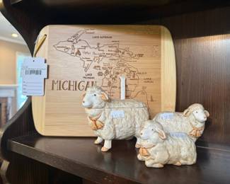 Bamboo Michigan Cutting Board