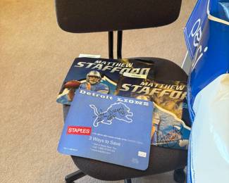 Detroit Lions Memorabilia, Rolling Chair