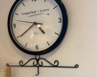 Coagu Chek's Wall Clock