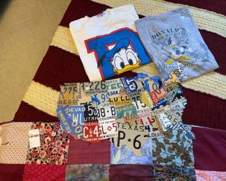 License Plate Map, Vtg Clothing