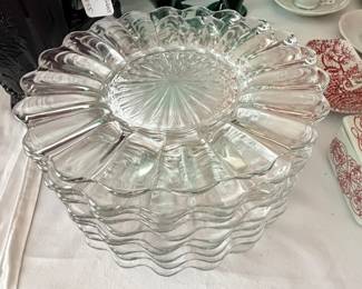 Heisey glass plates