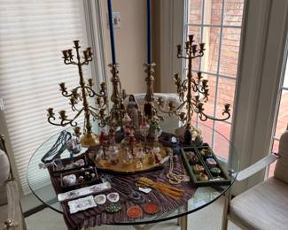 Antique perfume bottles 