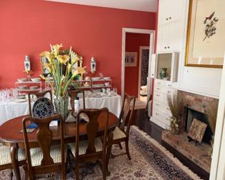 Into the dining room