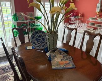 Dining table and 6 chairs