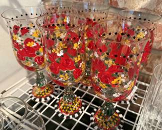 McKenzie Childs glassware