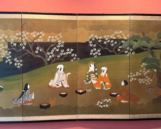 Asian art panel