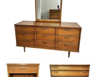 Timeless MCM Bedroom Trio