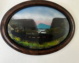 Bubble Glass Reserve Painting Of Horse Shoe Curve