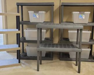 Shelves  Bins