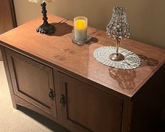 Front opening cabinet