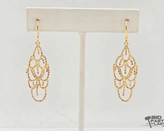 806  10kt Gold Earrings