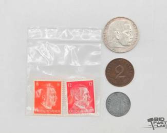 1706  German Coins and Stamps