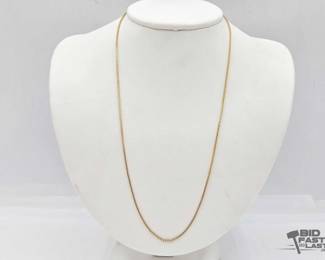602  18kt Gold Chain Necklace 5.8g