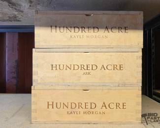 6024  3 Hundred Acre Decortive Wine Boxes