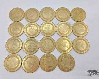 1900  19 River Palms Gaming Tokens