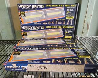 3538  4 Handy Brite Work Lights