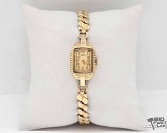 1101  10kt Bezel Hamilton Watch