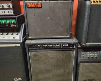 6112  Yamaha Bass Amp and Crate B60 Bass Amp