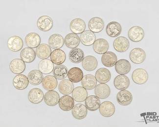 1390  90 Silver Quarters 254.7g