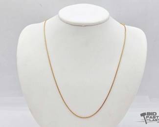 711  14kt Gold Chain Necklace 6.2g