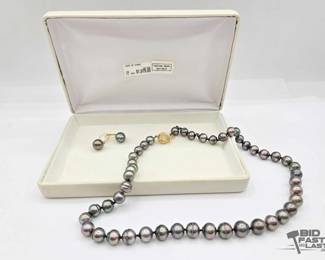 950  Tahitian Pearls with 14kt Gold Clasp