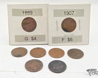1604  United States Indian Head Pennies