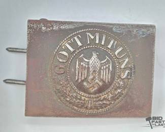 1804  WWII German Army Belt Buckle