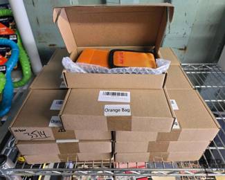 3514  23 Orange Scanner Bags