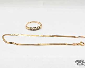 731  14kt Gold Jewelry 3.0g