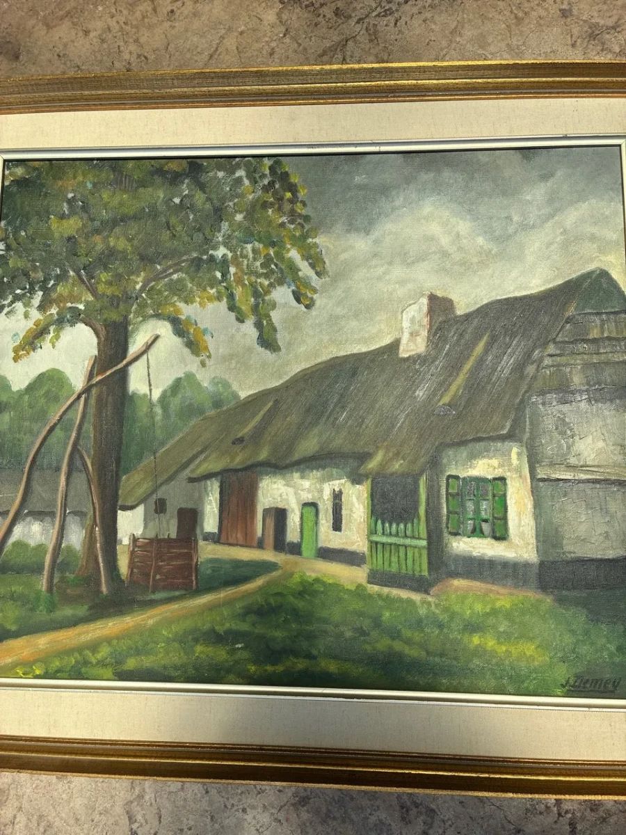 Original Jose De Mey Oil On Canvas Signed Belgium