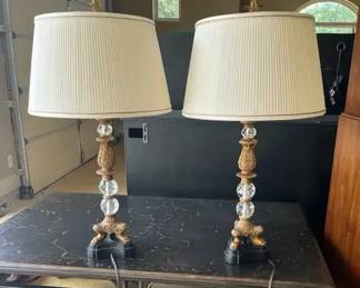 Two Decorative Table Lamps