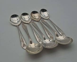 Vintage National Sterling Silver Spoon Set B