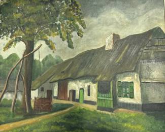 Original Jose De Mey Oil On Canvas Signed Belgium