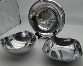Nambe Silver Serveware Set