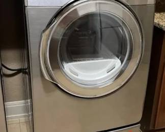 Samsung Electric Clothes Dryer WPedestal Base Model Number DV448AEPXAA