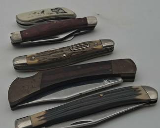 Vintage Pocket Knife Set