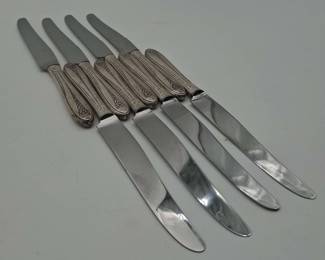 Vintage National Sterling Silver Knife Set