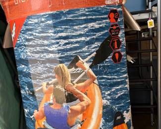 2 person inflatable kayak never used.