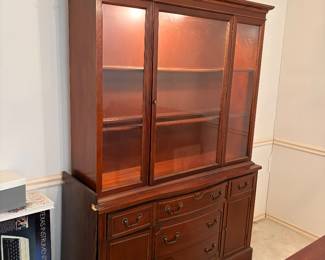 Lighted china cabinet