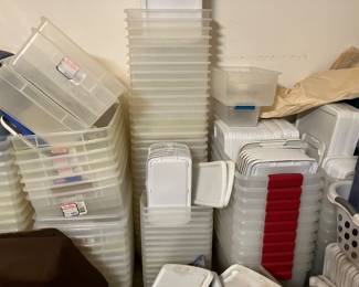 Plastic bins