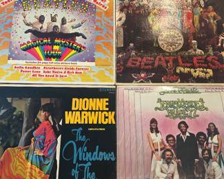 Just a few of the record collection…