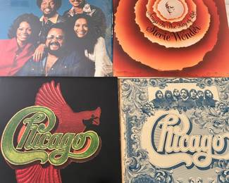 Just a few of the record collection…