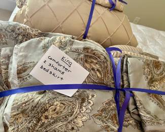 King size bed linens