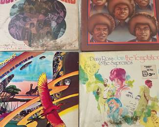 Just a few of the record collection….