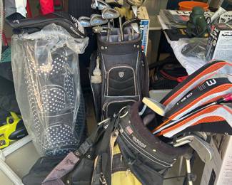 Golf clubs & bags