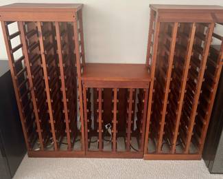 Wood wine racks