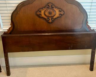 (matching) antique full size headboard (there is a board that can be used to modify it into a queen)